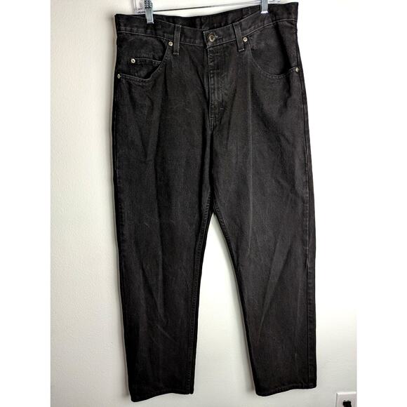 Wrangler Mens Black Jeans Premimum Quality W34 Inseam 32"Hem width 18"GUC - Picture 7 of 8